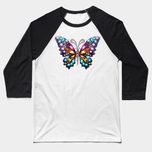 Bejeweled Butterfly #8 Baseball T-Shirt